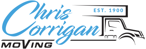 Chris Corrigan moving logo for a moving company.