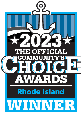 The Rhode Island community's choice awards logo for a Moving Company.