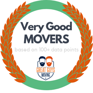 Very good moving company based on 100 data points.